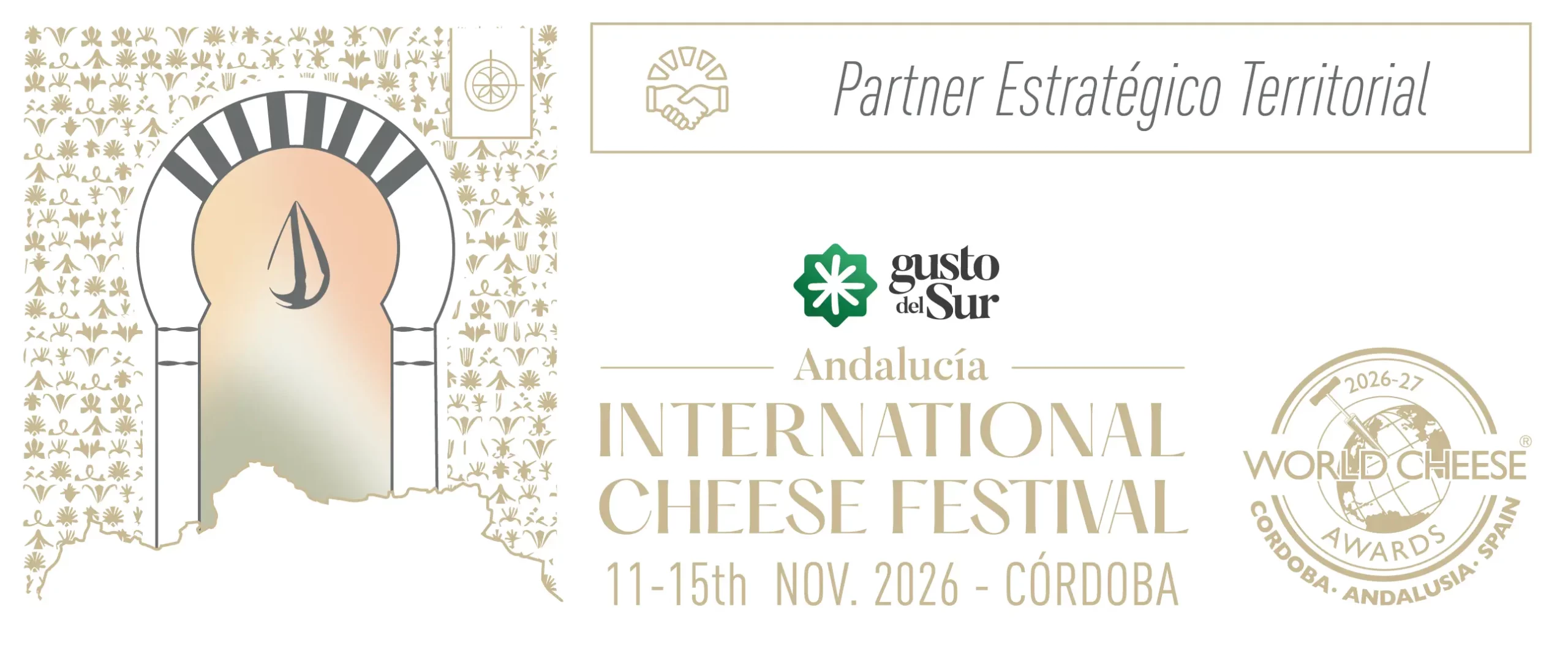 Cartel del Andalucía International Cheese Festival 2026