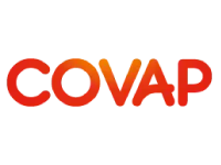 Logo de COVAP en colores.